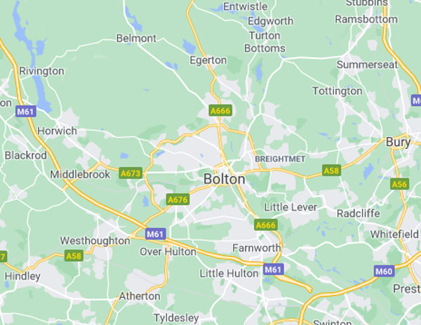 Local Tanker Services Bolton Map